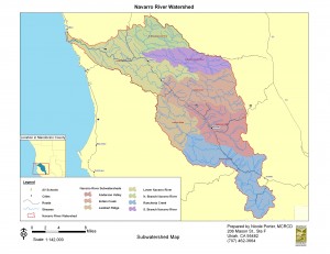 NavarroRiverSubwatershedMap